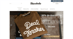 Desktop Screenshot of discobolojeans.com.ar
